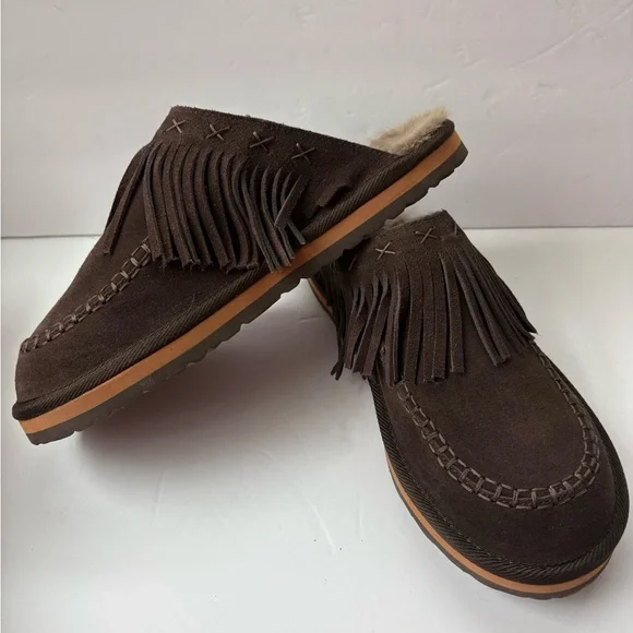 NWT Free People Fallon Fringe Mules Size 9 Women’s - Picture 13 of 14